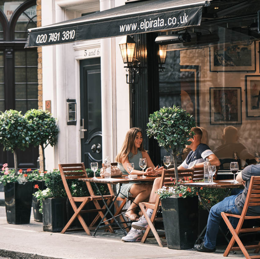 london restaurants with outdoor seating