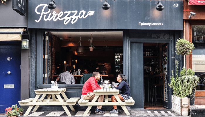 Purezza Camden - best pizza restaurants in london