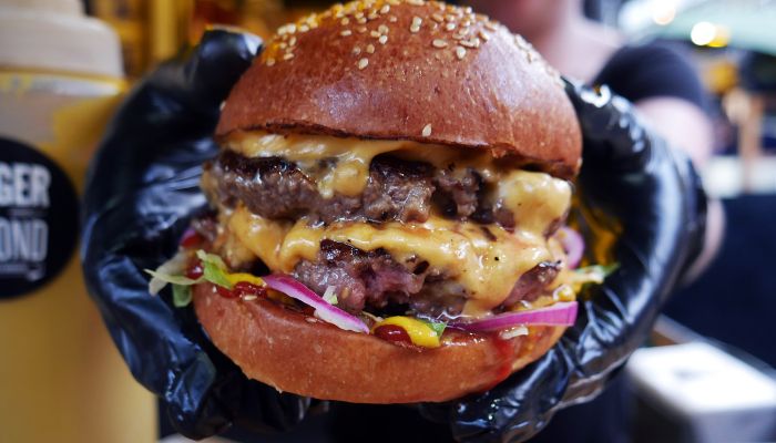 Burger and Beyond Hot Mess Burger - best street food in london