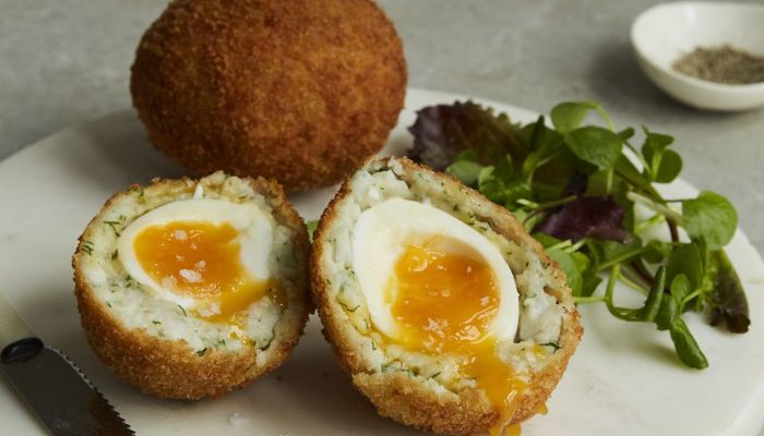Smoked-haddock scotch egg - best street food in london