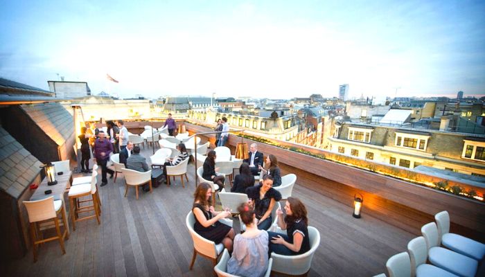 Aqua Nueva Rooftop Bar - best rooftop bars london