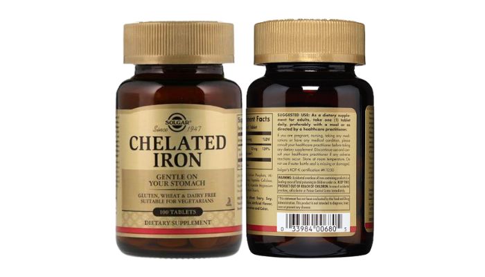 Solgar - best iron supplements uk
